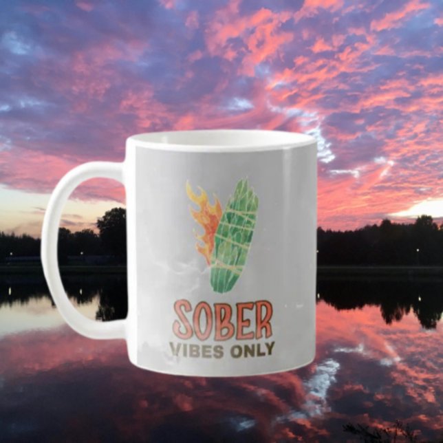 Sober Vibes Only Coffee Mug (Creator Uploaded)