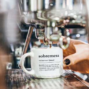 Sobremesa definition modern spanish dicitionary espresso cup