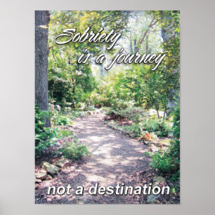 sobriety is a journey 11 poster
