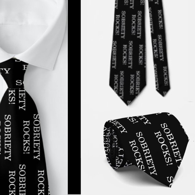 Sobriety Rocks 12 Step Program Tie (Creator Uploaded)
