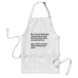 Sobriety Test Standard Apron