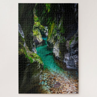 Soca gorge in Slovenia Jigsaw Puzzle