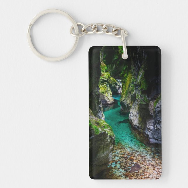 Soca gorge in Slovenia Key Ring (Front)