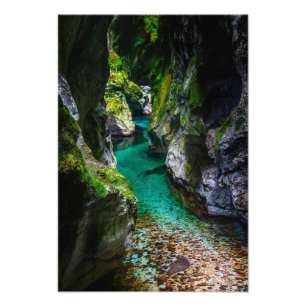 Soca gorge in Slovenia Photo Print