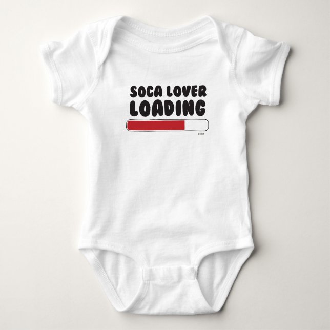 Soca Lover Loading Baby Bodysuit (Front)