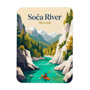 Soca River, Slovenia Magnet