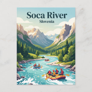 Soca River Slovenia Postcard