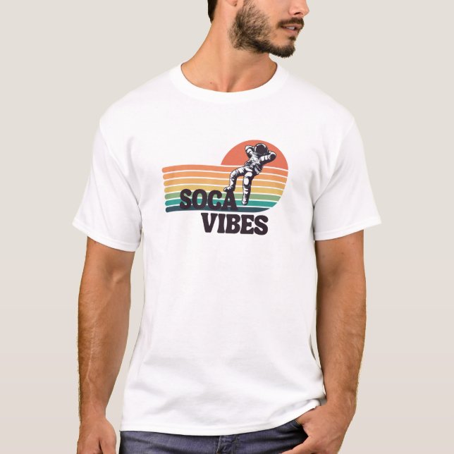 Soca Vibes Astronaut T-Shirt (Front)