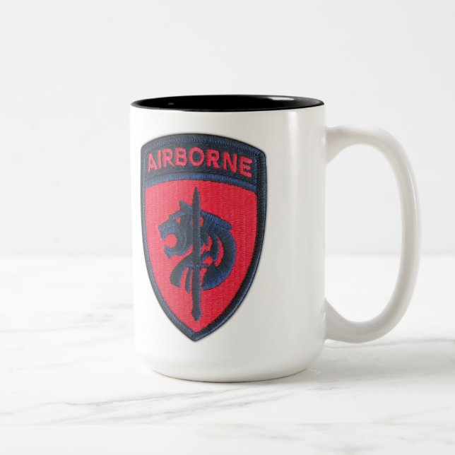 SOCAFRICA Special Ops Africa veterans vets Two-Tone Coffee Mug (Right)