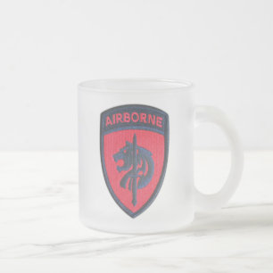 SOCAFRICA Special Ops Africcom veterans vets Frosted Glass Coffee Mug