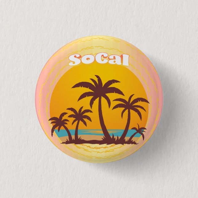 SoCal 3 Cm Round Badge (Front)