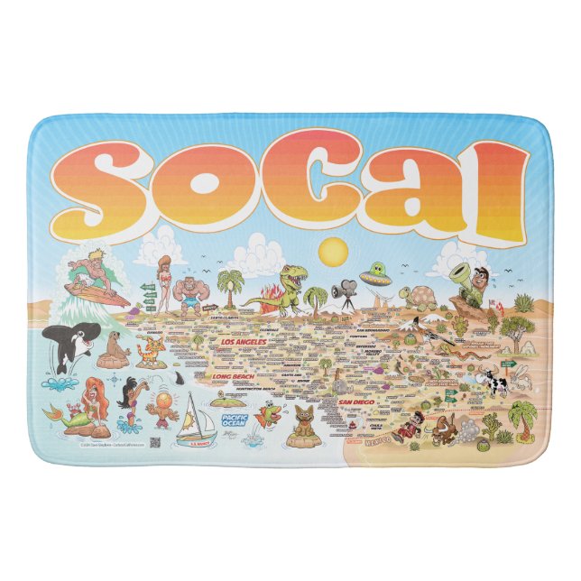 SoCal Bath Mat (Front)