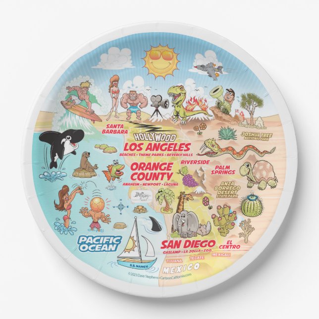 SoCal Beach Plate (Front)