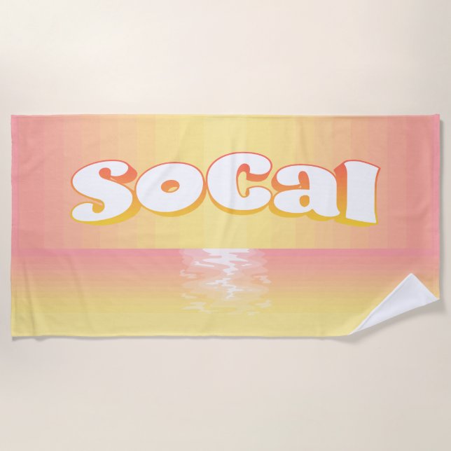 SoCal Beach Towel (Front)