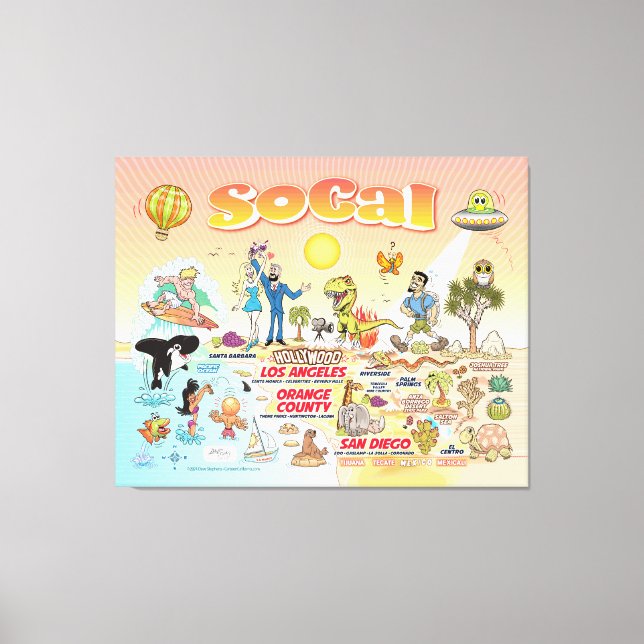 SoCal Canvas Print (Front)