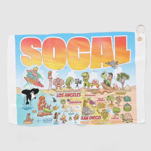 SoCal Golf Towel (Horizontal)