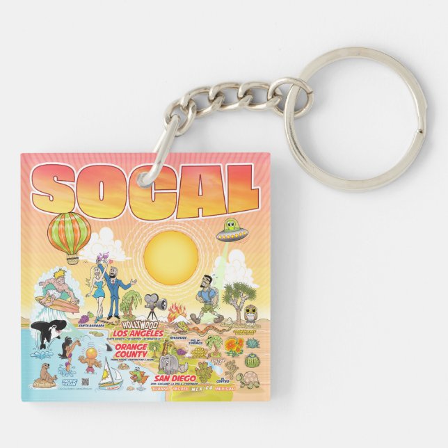 SoCal Key Ring (Back)