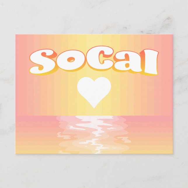 SoCal Love... Postcard (Front)