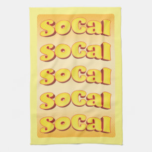 SoCal Pattern Tea Towel