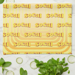 SoCal Rhythm Tea Towel