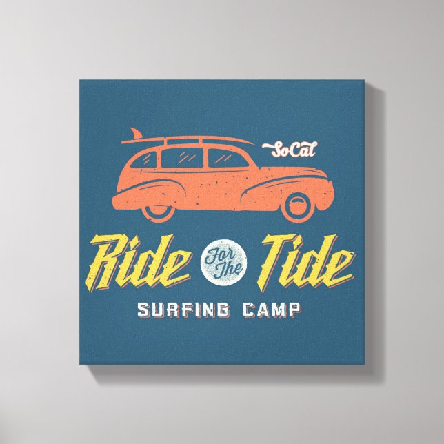 Socal Ride For The Tide Canvas Print (Front)