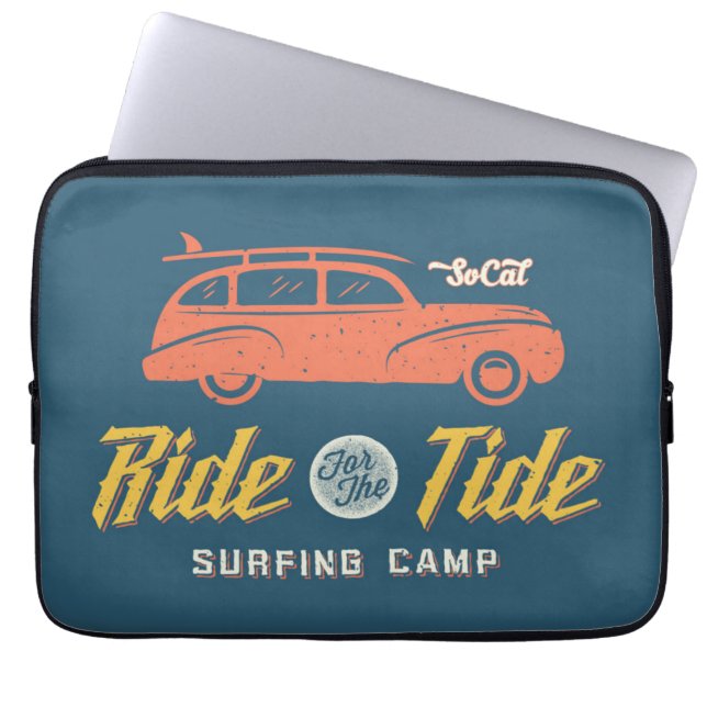 Socal Ride For The Tide Laptop Sleeve (Front)