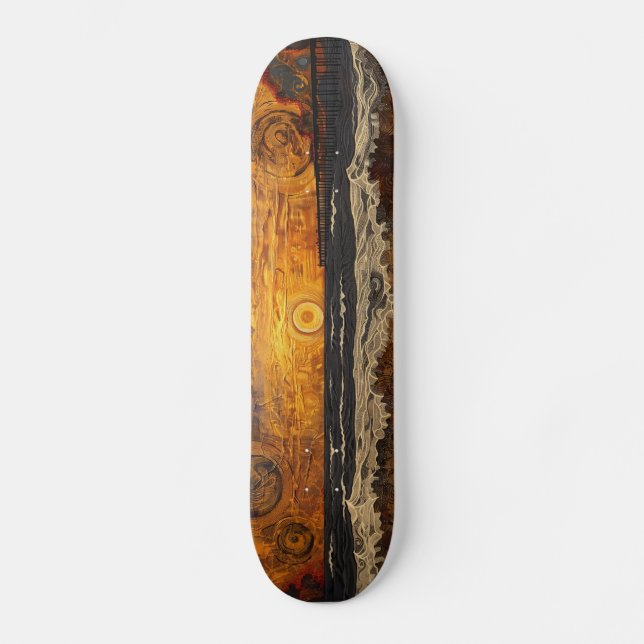 SoCal Sundown Ripples Skateboard (Front)