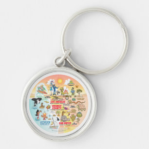 SoCal Sunset Key Ring