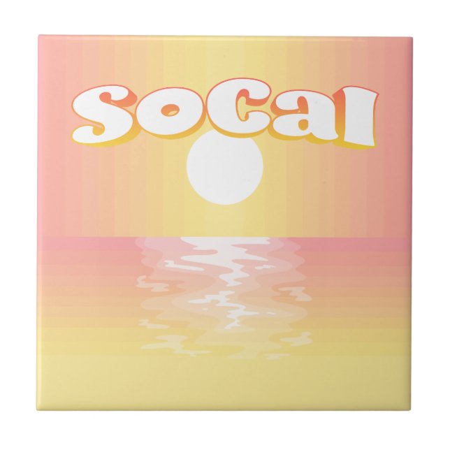 SoCal Sunset Tile (Front)