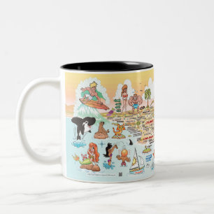 SoCal Sunset Two-Tone Coffee Mug
