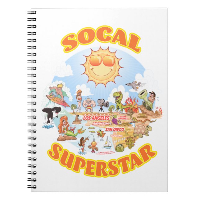 SoCal Superstar Notebook (Front)