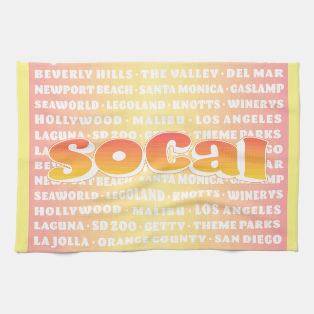 SoCal Tea Towel (Horizontal)