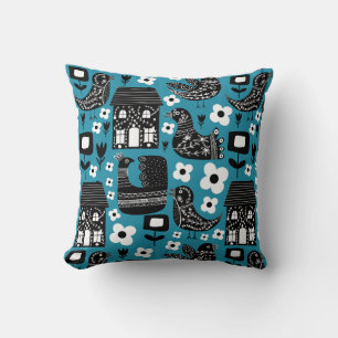 Socando Floral Birds Cushion