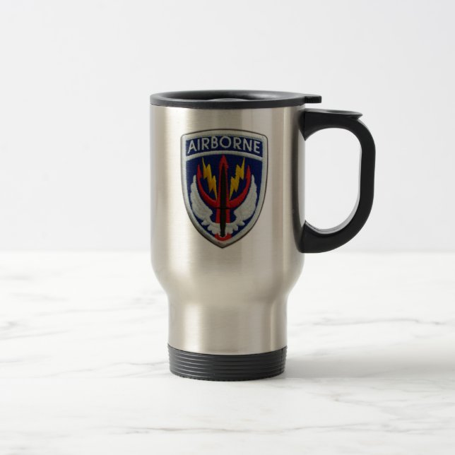 SOCCENT USCENTCO Special ops central vets patch Travel Mug (Right)