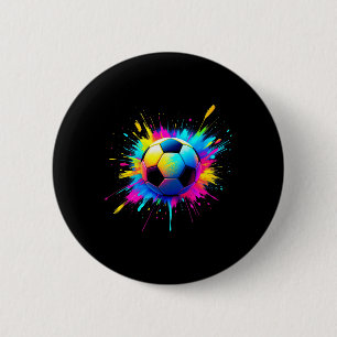 Soccer _10 6 cm round badge