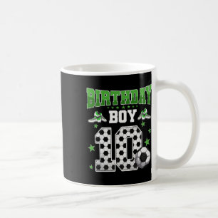 Soccer 10th Birthday Boy 10 Year Old Sport 10yr Bo Coffee Mug