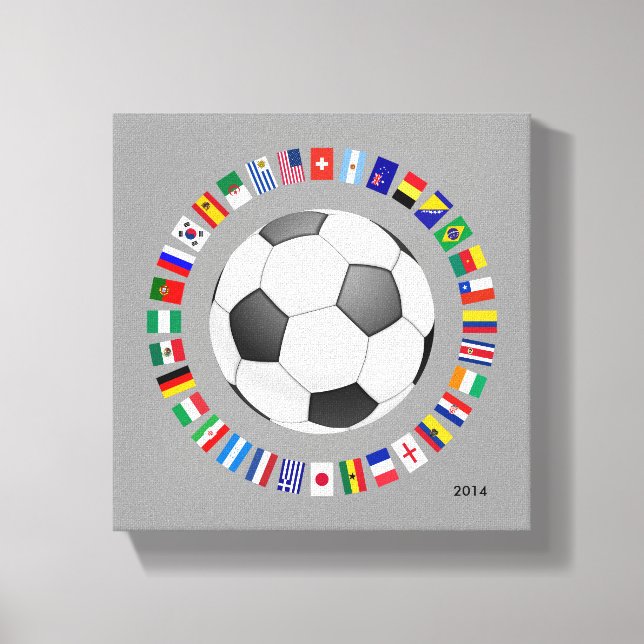SOCCER 2014 CANVAS PRINT (Front)