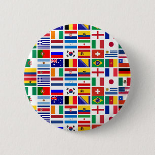 SOCCER 2014 pattern 6 Cm Round Badge