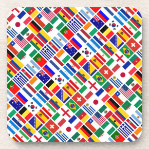 SOCCER 2014 pattern Coaster
