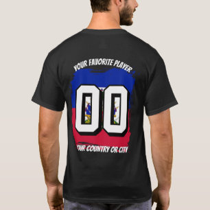 Soccer 2026 futbol Haiti Custom Name country T-Shirt