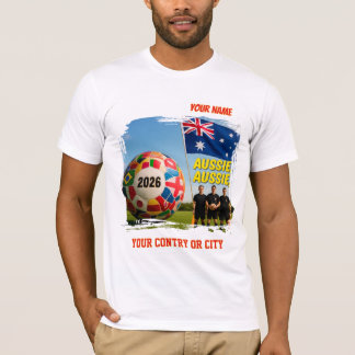Soccer 2026 futbol SUDAFRICA Custom Name country T-Shirt