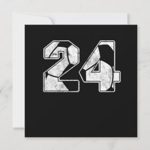 Soccer 24 th Birthday Celebration Sports Gift Invitation