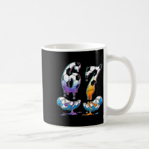Soccer 67 Hands 6 7 Meme 6-7 Boys Teens Kids Dripn Coffee Mug