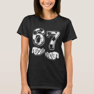 Soccer 67 Six Seven 6 7 Funny Gen Alpha Meme Drip T-Shirt