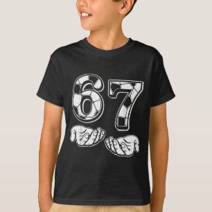 Soccer 67 Six Seven 6 7 Funny Gen Alpha Meme Drip T-Shirt