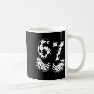 Soccer 67 Six Seven Costume Soccer Lovers Coffee Mug