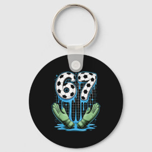 Soccer 67 Six Seven Funny 6 7 Meme Drip Mens Women Key Ring