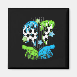Soccer 67 Six Seven Funny Gen Alpha Meme Drip _8 Magnet