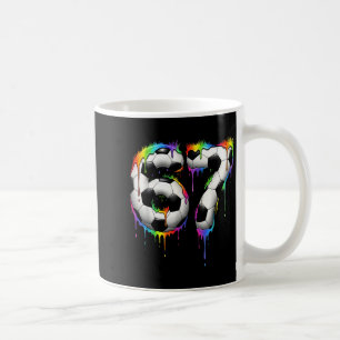 Soccer 67 Six Seven Funny Gen Alpha Meme Rainbow D Coffee Mug