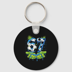 Soccer 67 Six Seven Meme Boys Teens Kids Gen Alpha Key Ring